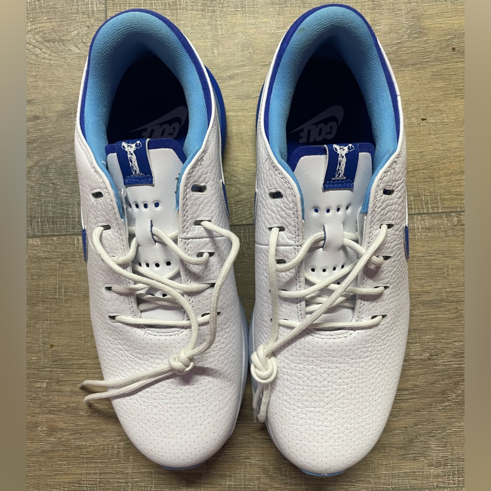 Nike GOLF M7.5/W9 White Air Zoom Victory 3 Hyper Royal NWOT